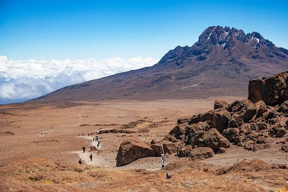 Mawenzi Peak — rugged dark rock spires and dramatic ridges